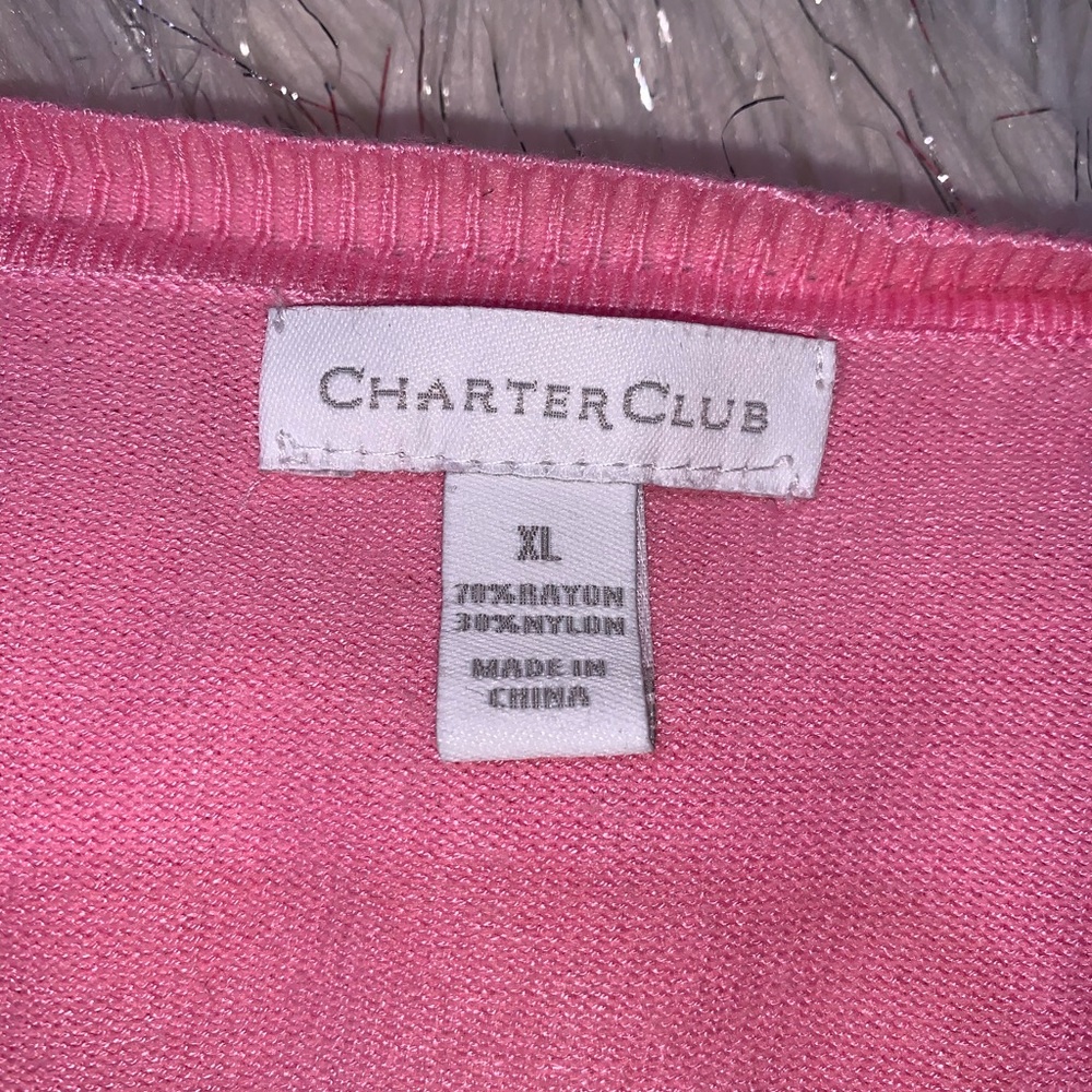 Pink Button Up Cardigan - Picture 3 of 4